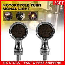 Amber white 10mm led turn - 4x,