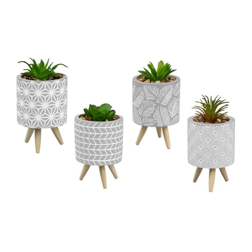 Set artificial succulent - 4,