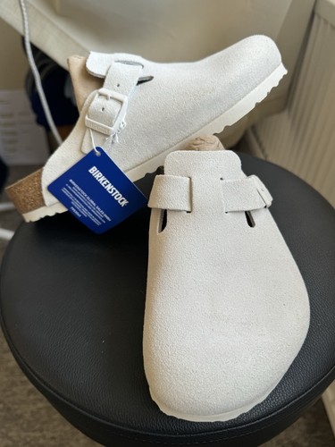 Birkenstock boston clogs suede - clogs,