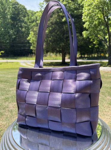Harveys purple woven shoulder - woven,