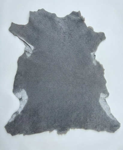 Premium genuine grey sheepskin - genuine,