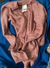 Zara dusty pink  cardigan with