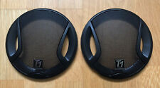 PAIR OF T1 PLASTIC CAR SPEAKER COVERS T1-524 WIDTH 15.5CM ( ONE COVER DAMAGED )