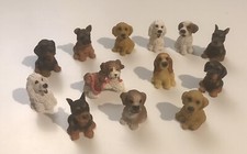 13 Small Mini Dog Dogs Puppy Puppies Figures Figurines Ornaments Collectables