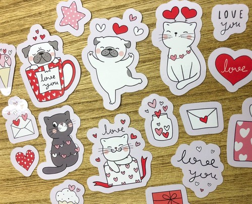Cute stickers cat - cute, stickers,