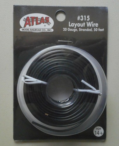 Black layout wire gauge ho - 20,