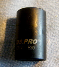 US PRO CR-V E20 1/2" drive Impact socket Internal Female E-TORX bit NEW unused