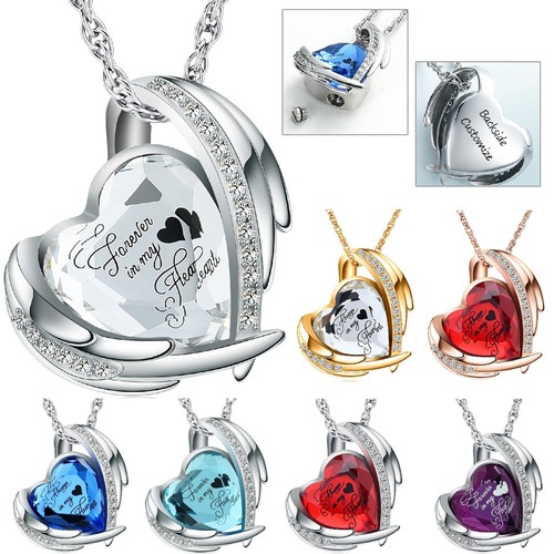 Stone heart urn keepsake - heart,