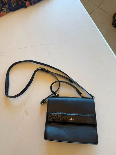 Aldo black crossbody shoulder - black,