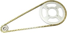 Kawasaki Z125 2019 - 2024 Chain and Sprocket Set Gold Heavy Duty