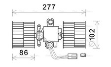 AVA Cabin Fan Blower Motor