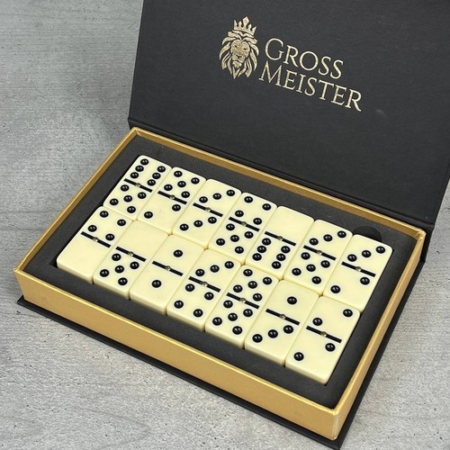Modern carbolite dominoes set - carbolite,