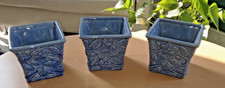 3 x Vintage Handmade Glazed
