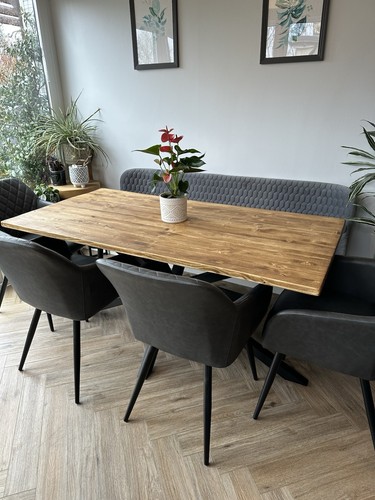 Rustic dining table handmade - rustic,