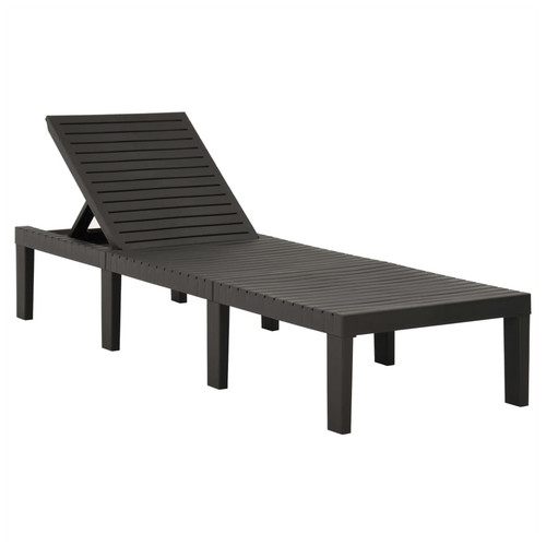 Sun lounger anthracite - sun,