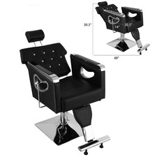 Styling Salon Barber Chair Swivel Hairdressing Chair Multiple angles Adjustable
