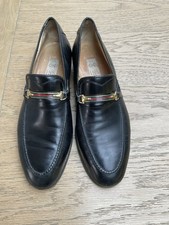 Gucci Mens Black Leather
