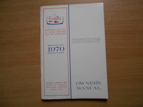 Owner manual cessna - owner's,