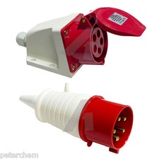 32 Amp 5 Pin Industrial Plug &