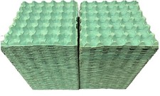 140 GREEN CARDBOARD EGG TRAYS