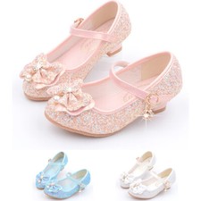 Girl Mary Jane Sparkly Bow