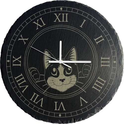 Cat design large genuine slate - genuine,