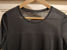 Cos Black Top 100% Cotton With