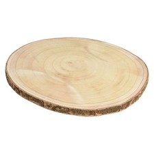 Tree slice with bark, 40x2cm
