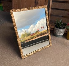 Antique Gold Gilt Table Mirror