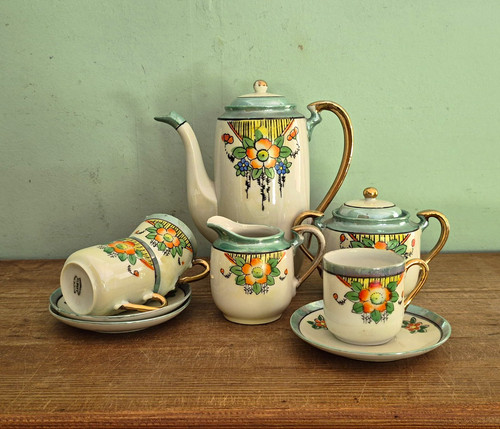 Vintage hand painted japanese - hand,