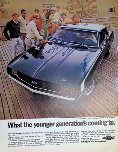 Original 1969 chevrolet - original, ad