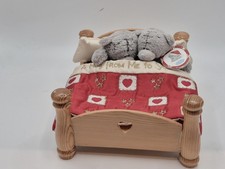 ME TO YOU BEAR FIGURINE PLUSH BEARS A HUG FROM ME TO YOU. IN BED  RARE RETIRED 