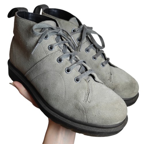 Martens grey suede modern - suede,,