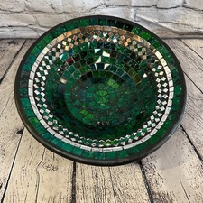 35cm Green Round Mosaic