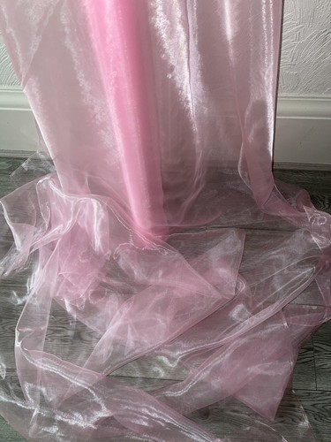 Baby pink sheer organza - baby,