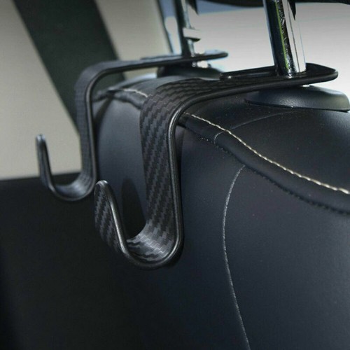 2pcs black carbon - black, car