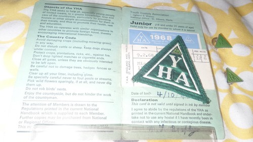 Vintage youth hostel hand book - vintage,