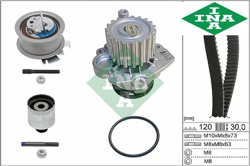Water pump timing belt kit - timing,