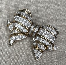 PK Vintage 925 CZ Gold Washed