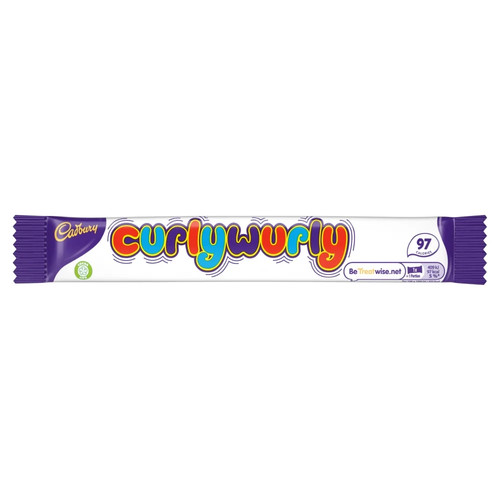 Cadbury curly wurly chocolate - curly,