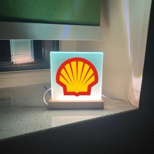 Shell oil led - shell, light