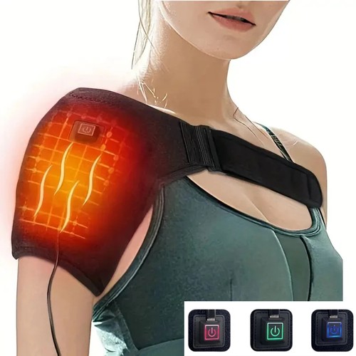 Usb heated shoulder brace pad - shoulder,