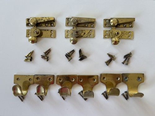 Brass sash window furniture - window, furniture:
