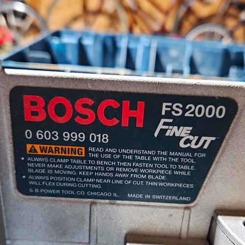 Bosch 2000 fine cut miter - fs,