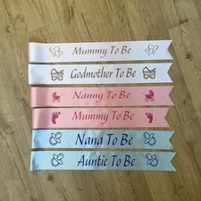 Mummy To Be Sash Personalised