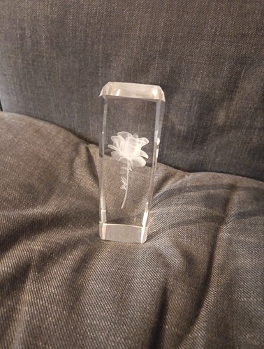 Laser etched crystal - etched,