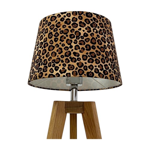 Lampshade brown leopard animal - lampshade,