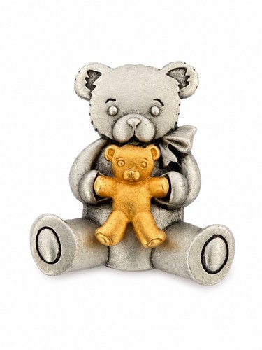 Vintage teddy bear - bear, brooch