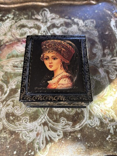 Vintage russian lacquer - russian,