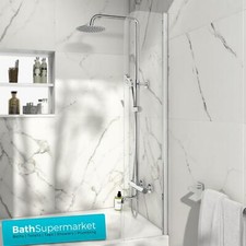 300x1400mm Fixed Bath Screen